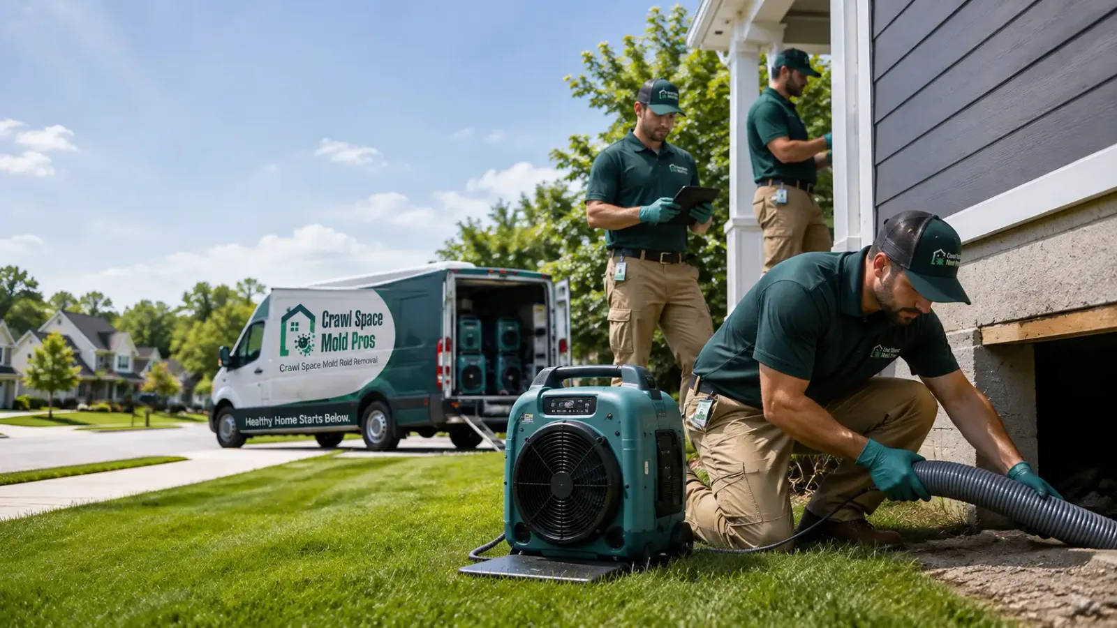 Crawl Space Mold Removal in Buckley, WA